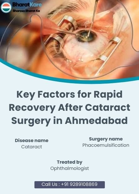 Rapid Recovery After Cataract Surgery in Ahmedabad